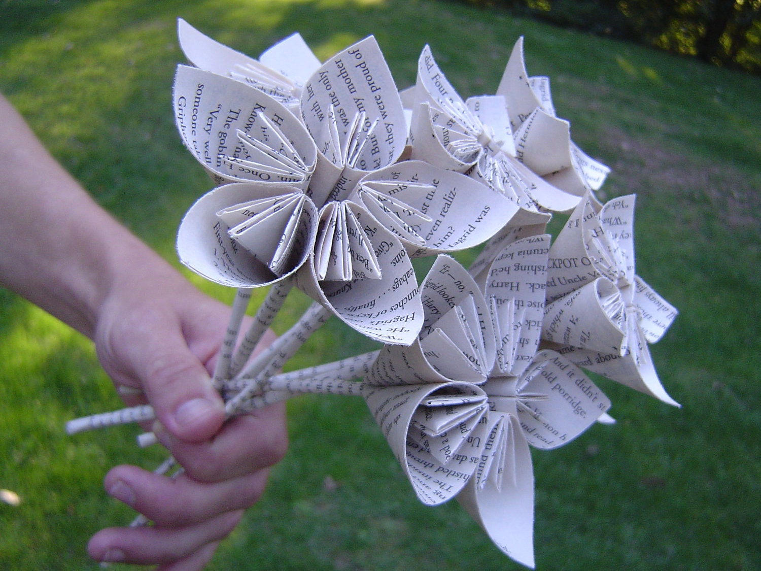  Floral Fantasy Origami Paper Flower Bouquet : Home & Kitchen
