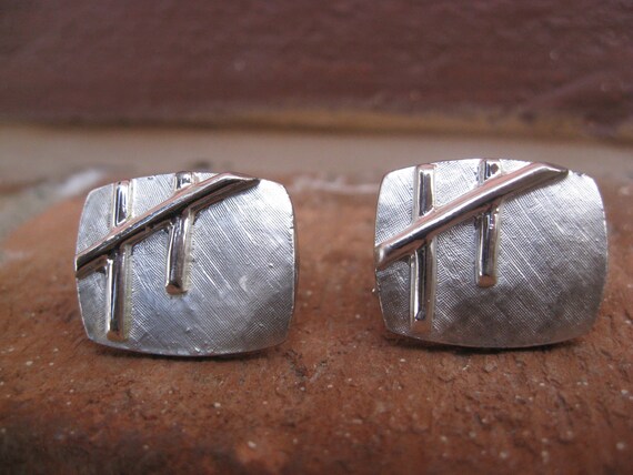 Vintage Abstract Cufflinks. Modern. Wedding, Men'… - image 2
