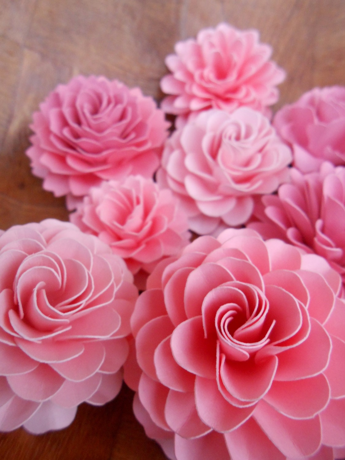 Paper Cake Flowers Decorations. CHOOSE YOUR COLORS. Set of Etsy
