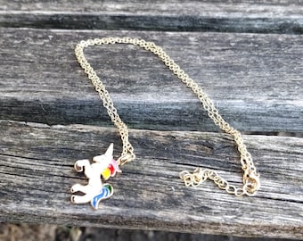 Believe In Your Dreams Personalized Granddaughter Faceted Crystal Unicorn Pendant Necklace - Personalized Jewelry - Foto 3