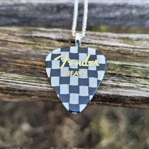 Guitar Pick Necklace. Music Gift, Gifts For Dad, Mom, Anniversary Gift, Birthday. Guitar Necklace