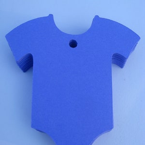 50 Onesie Tags. 2.5 inch. CHOOSE YOUR COLORS. Custom Orders Welcome. Showers, Gifts. image 3