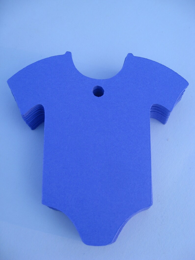 50 Onesie Tags. 2.5 inch. CHOOSE YOUR COLORS. Custom Orders Welcome. Showers, Gifts. image 3