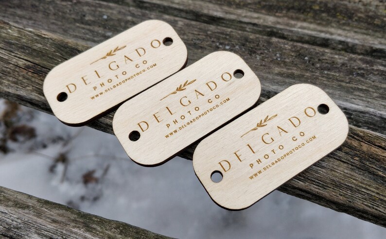 25 YOUR LOGO Tags. Custom Store Tags. Laser | Etsy