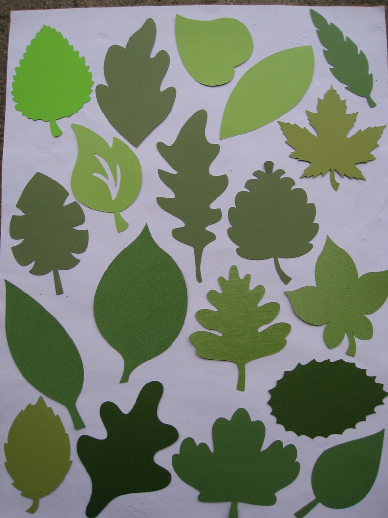 50 Huge Leaves Gift Tags ANY COLOR Available. Wishing Tree Mixed Leaf Escort Cards Escort Cards Place Tags