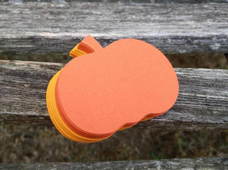 Custom Orders Welcome 2.5 x 2.75 inch ANY COLOR AVAILABLE. 50 Pumpkins