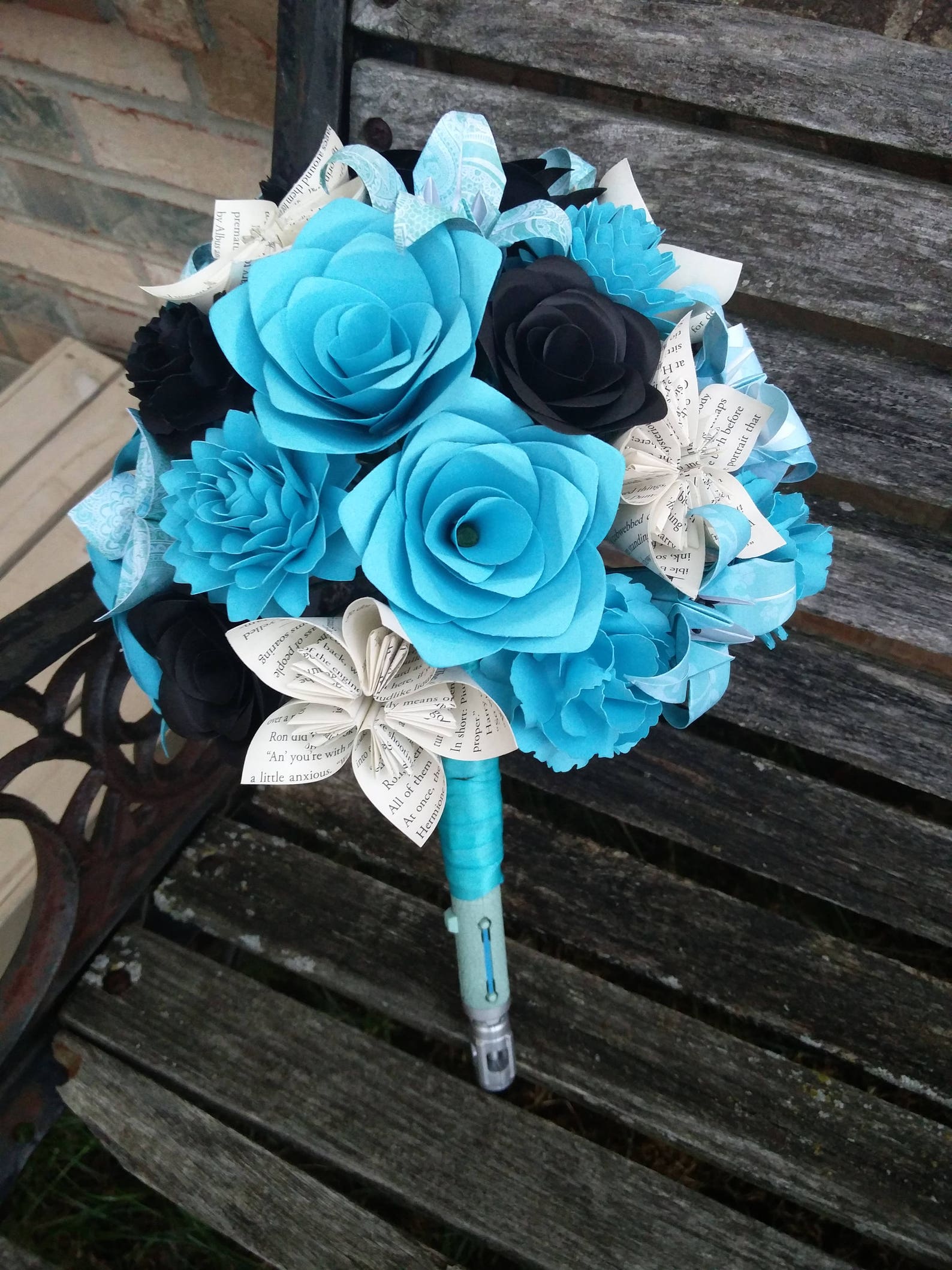 Handmade Paper Flower Bouquets. CHOOSE YOUR COLORS Flowers Etsy