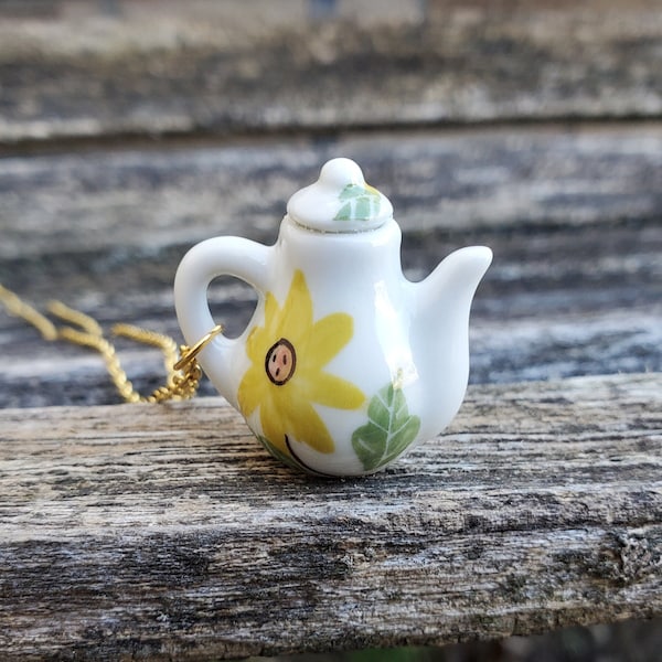 Teapot Necklace Etsy