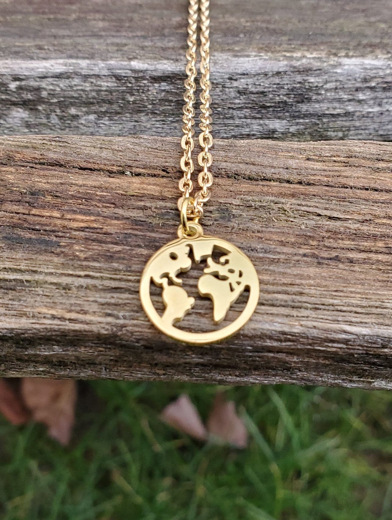 34 Discover Unique Map-Themed Jewelry for Your Next Adventure 13 World Necklace, CHOOSE YOUR COLOR. Globe Necklace. Birthday Gift,…