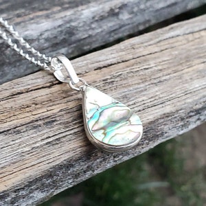 Abalone Necklace. Birthday Gift, Anniversary Gift. Gift For Mom. Abalone Pendant