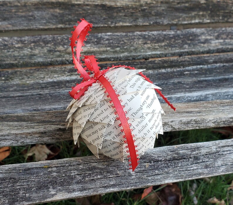 Vintage Christmas Carol Book Ornament. Decoration Christmas Etsy