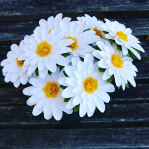 CHOOSE YOUR COLORS Gerber Daisy Bouquet. Gerbera. Centerpiece, Wedding, Anniversary, Birthday Gift. Paper Flower, Bridal. Gerbera