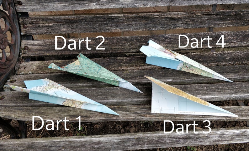 FLYING Map Paper Airplanes. Wedding Decoration, Party, Birthday, Travel Wedding, Escort Card, Kids, Children, Fun Favor, Unique Game image 8