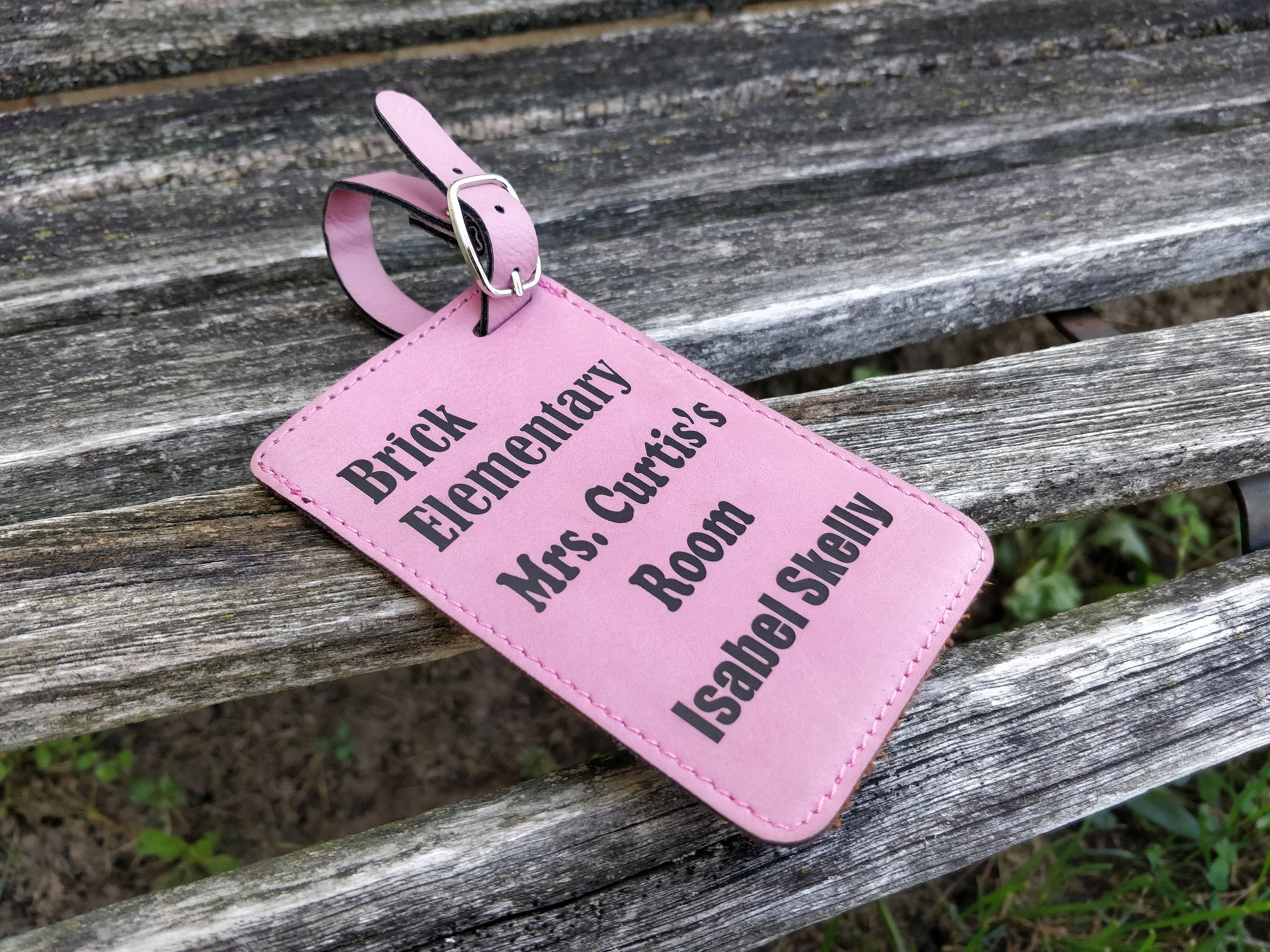 custom backpack tags