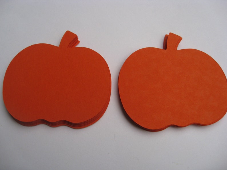 Custom Orders Welcome 2.5 x 2.75 inch ANY COLOR AVAILABLE. 50 Pumpkins