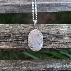 Abalone Necklace. Birthday Gift, Anniversary Gift. Gift For Mom. Abalone Pendant