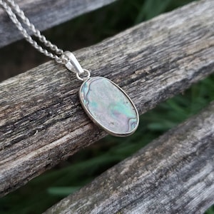 Abalone Necklace. Birthday Gift, Anniversary Gift. Gift For Mom. Abalone Pendant