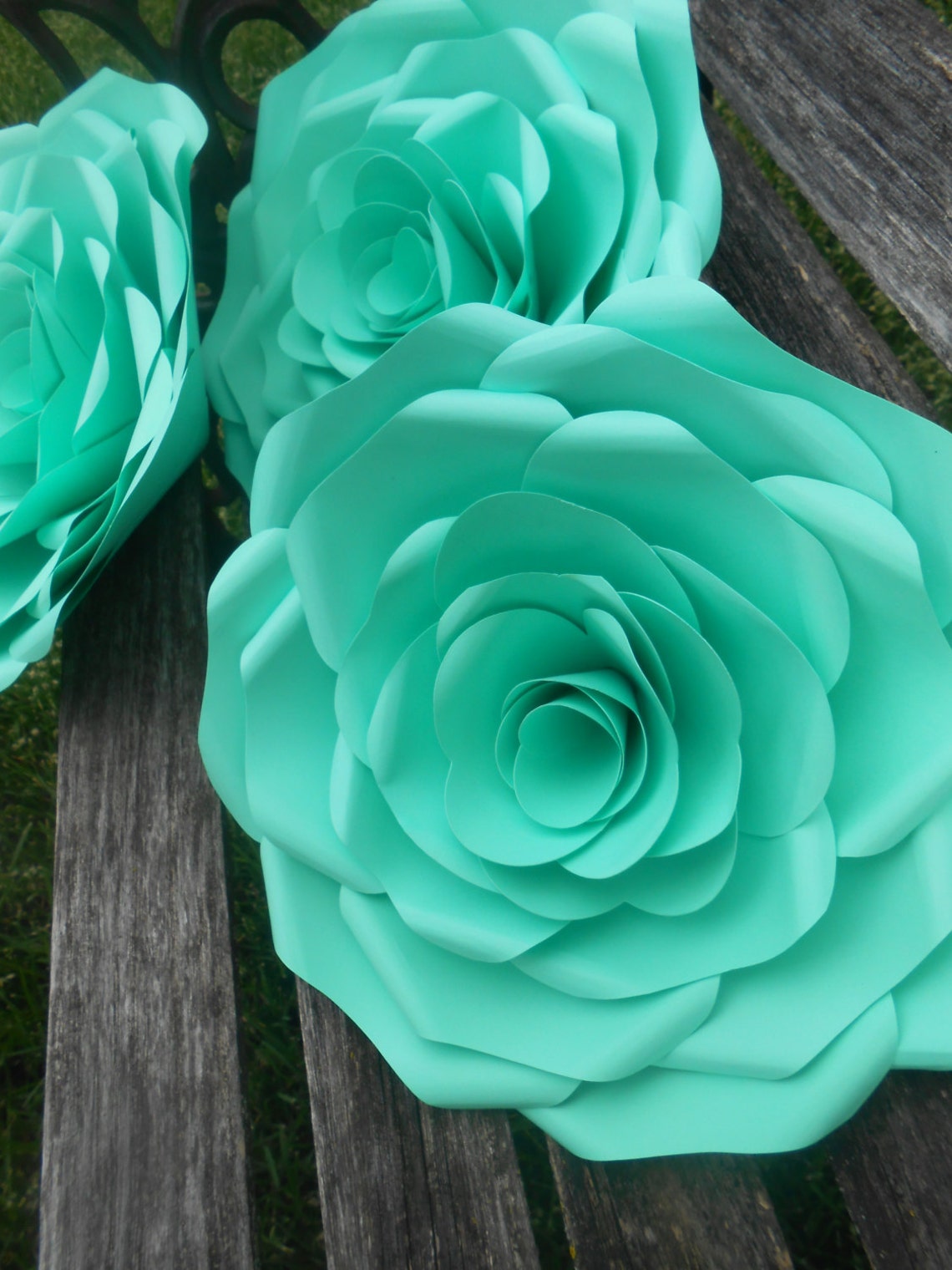 Large Rose Paper Flowers. Choose Your Colors Wedding Etsy