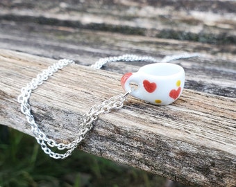 Teacup Necklace. CHOOSE YOUR CUP! Gift For Mom, Anniversary Gift. Birthday. Alice In Wonderland.