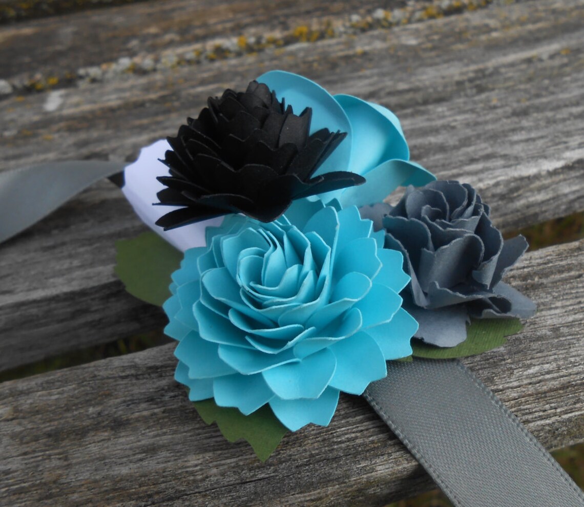 Custom Corsages. CHOOSE YOUR COLORS. Wrist or PinOn. Etsy