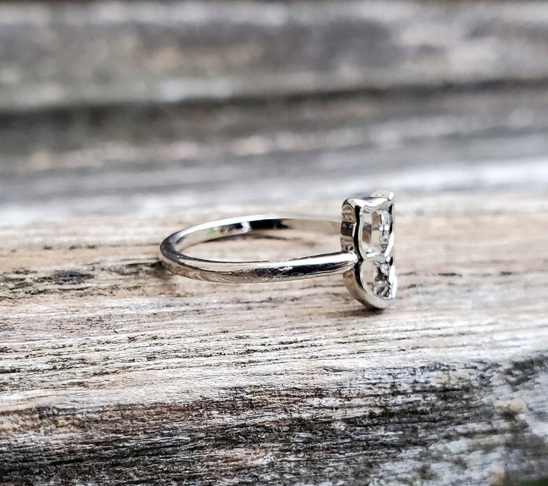 Christmas Adorable Cat Ring Adjustable Gift For Birthday Gifts For Her Cat Lover Silver Cat Ring