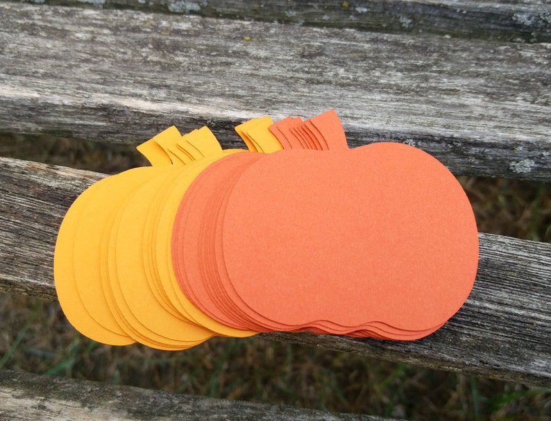Custom Orders Welcome 2.5 x 2.75 inch ANY COLOR AVAILABLE. 50 Pumpkins