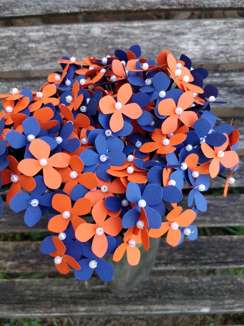 Hydrangea Paper Flowers. CHOOSE YOUR COLORS. Custom Orders - Etsy