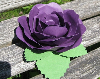 Rose Place Card, Favor. CHOOSE YOUR COLORS. Any Amount Available.  Wedding Decor, Place Card, Escort Card, Favor