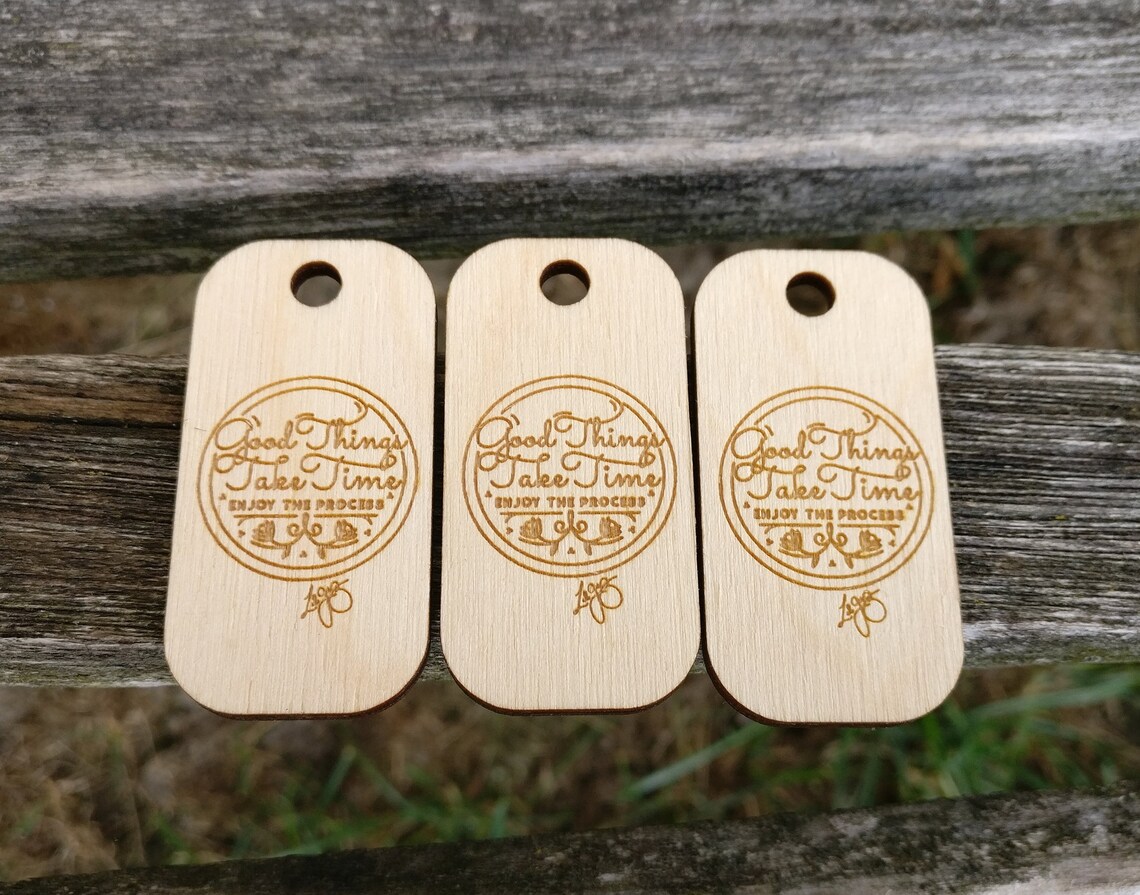 50 YOUR LOGO Tags. Custom Store Tags. Laser Etsy