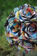 Comic Book Roses. Your Choice!  Wedding, Birthday, Anniversary, Centerpiece. Unique Gift.