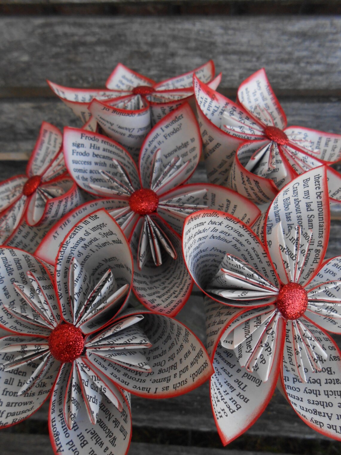 Book Paper Flower Bouquet. CHOOSE Your BOOK & COLORS. First Etsy