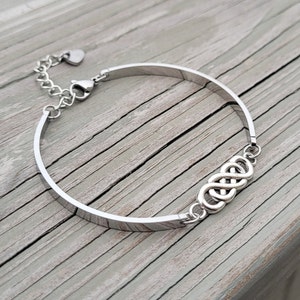 Celtic Knot Bracelet. Gifts For Her, Anniversary, Christmas Gift, Gifts For Mom, Birthday