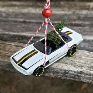 Car & Tree Ornament. 1969 Camaro Ornament. Perfect Gift. Unique, Christmas, Holiday, Anniversary. Kids. Model, Miniature