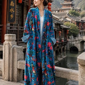 winter dress japanese Robe Fabric:Shattered Glass Long sleeves and a collection:long-weekend Rent House of Blues