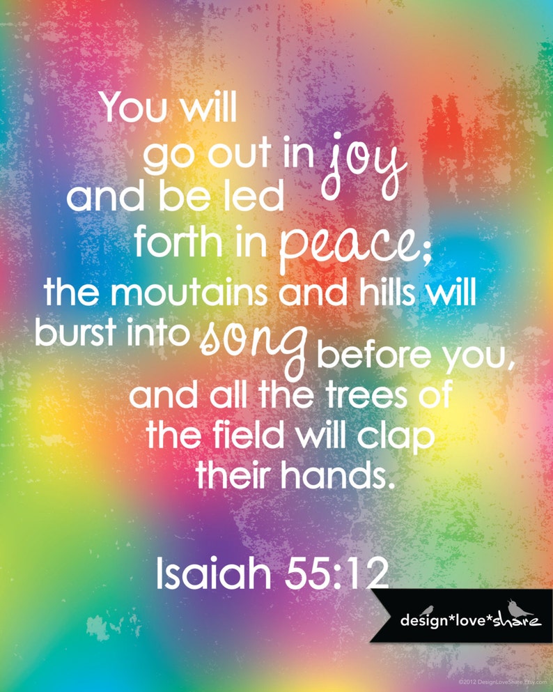 Joyful Scripture Printable Digital Art Print Instant Download  Etsy