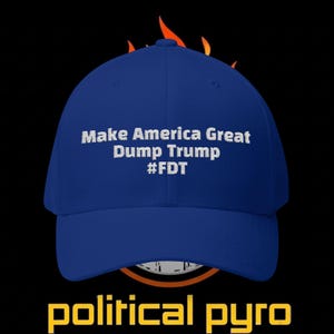 FDT Make America Great Dump Trump Cap | Embroidered Hat Bild 2
