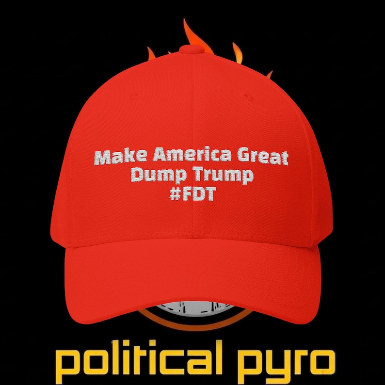 FDT Make America Great Dump Trump Cap | Embroidered Hat Bild 1
