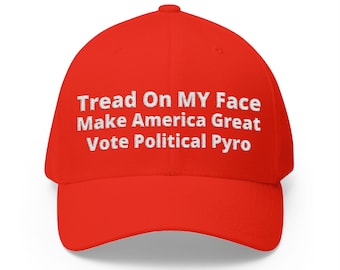 Tread On My Face political slogan camo hat