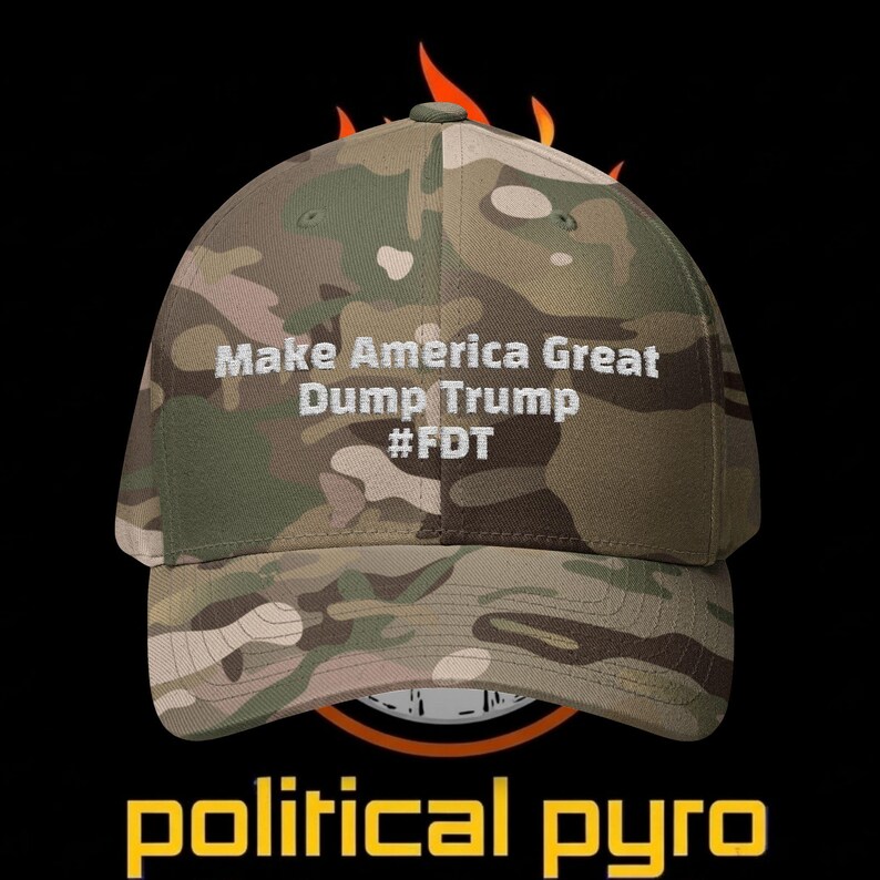 FDT Make America Great Dump Trump Cap | Embroidered Hat Bild 3