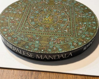 Vintage 1971 Springbok Circular Nepalese Mandala 500 Piece Complete Puzzle