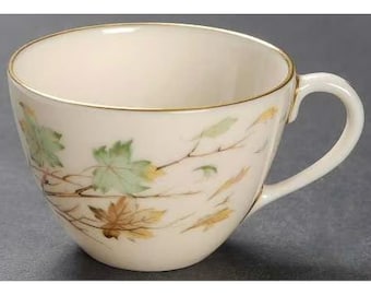 Vintage Lenox Westwind 6 Teetassen x-407 Gold Rim Made in USA