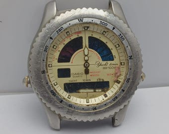 Casio Yatch Timer 389 AD-500 Quartz Ana-Digi Vintage Men’s Watch