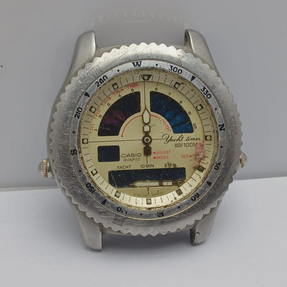 カシオ ヨットタイマー 389 AD-500 クォーツ アナログデジタル 