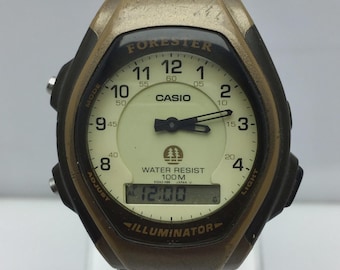 Casio Forester Illuminator 1737 FT-600W Ana Digi Vintage Men’s Watch