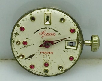 West end Watch co Sowar Prima 349 Manual Winding Watch Movement