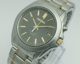 970 Seiko Kinetic Blue Dial Men's Watch 5m82-0be0,passport