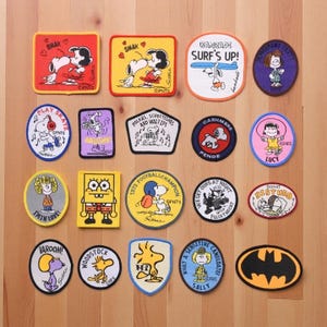 Niedlicher Cartoon gestickter Aufnäher zum Aufbügeln – Cute Style Patch – DIY Kleidung Patch – Jacke, Rucksack, Hut Applikation – Geschenk für Cartoon-Liebhaber