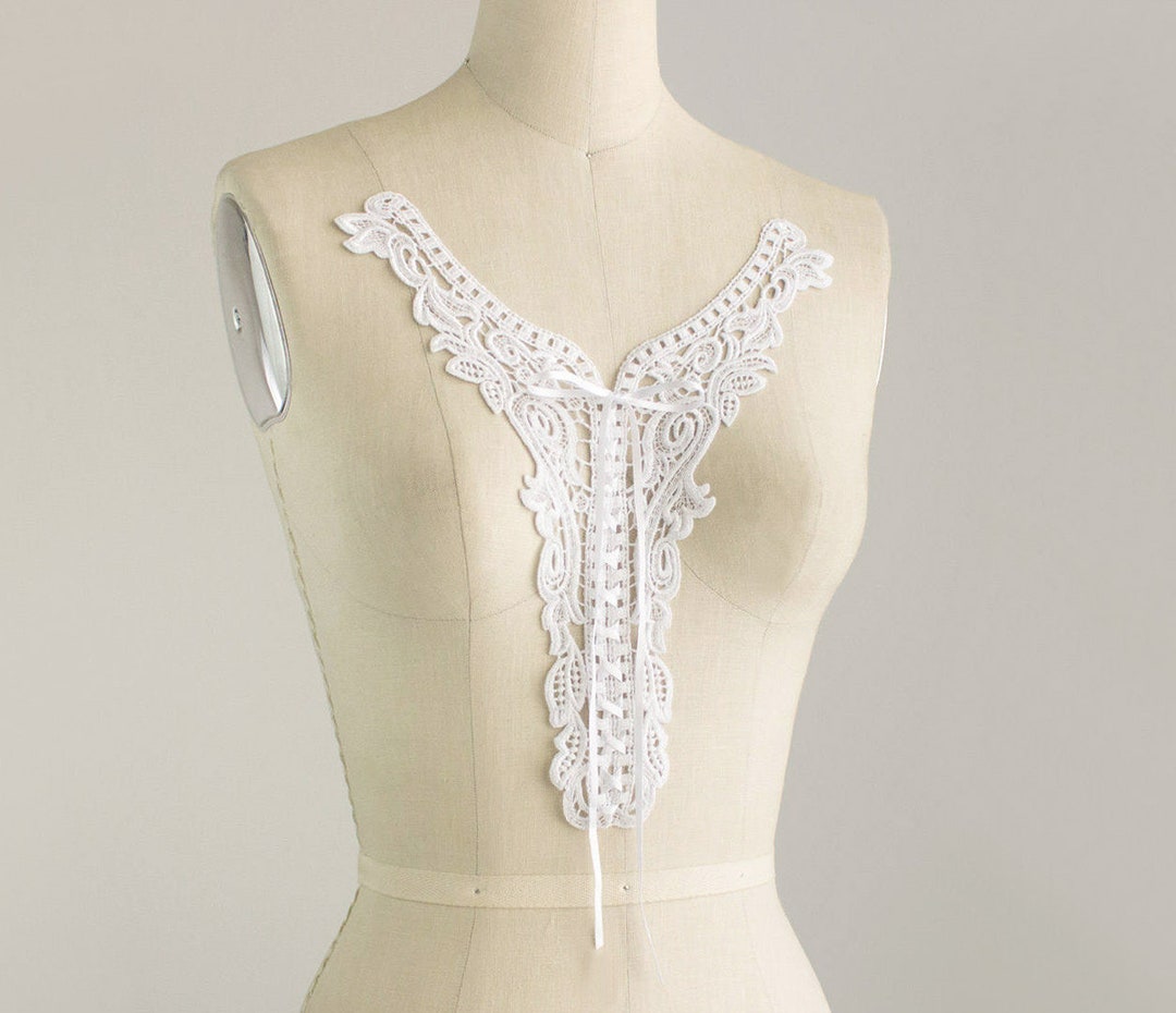 Merveille Lace-Up Corset – Indigo Blue