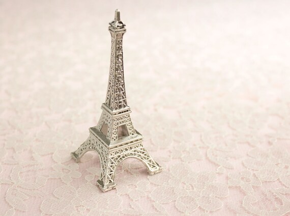 La Tour Eiffel Cake Topper / Silver Metal Eiffel Tower / Small | Etsy