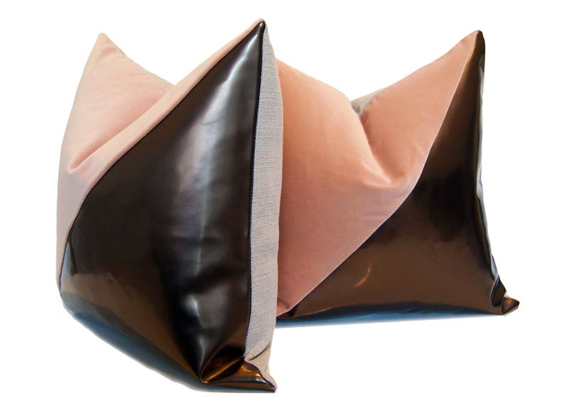 18 Blush PinkBronze Angled Patchwork